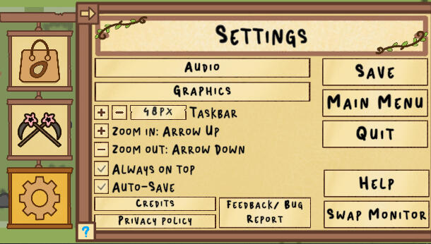 Settings